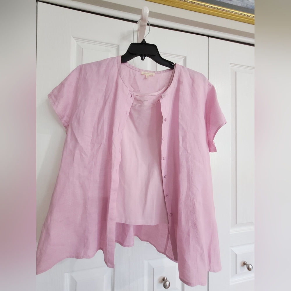 Eileen Fisher Soft Pink Top